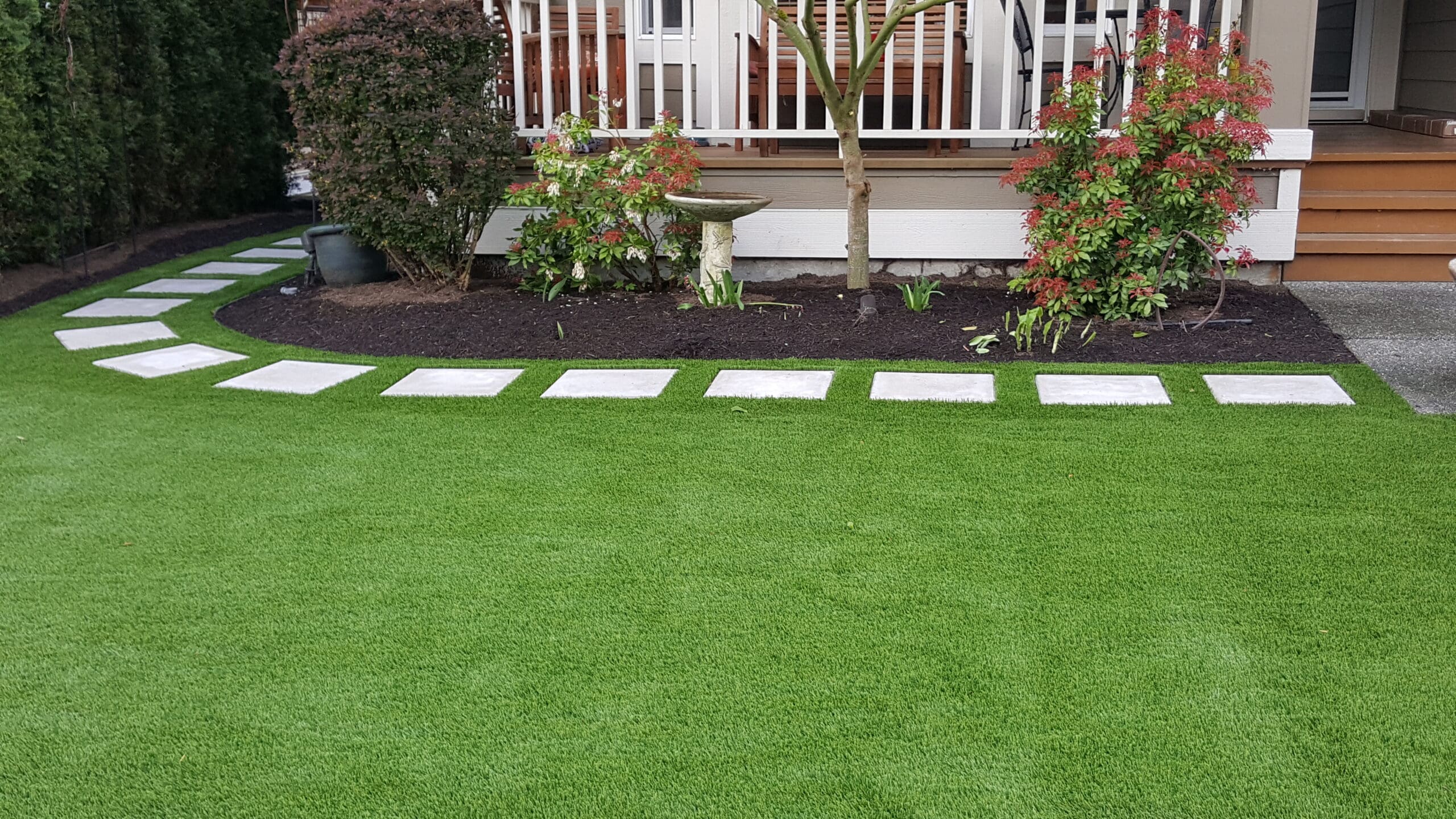 Front Yard Turf Installation